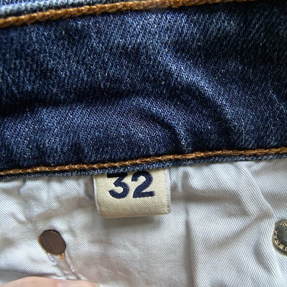 C.O.F. Studio Model M1 Jeans Men Sz 32x29 Blue Worn Wash Slim True - Picture 6 of 13